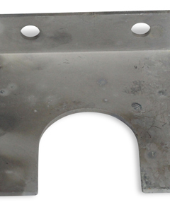 Retainer for ribbed tube on assembly rail